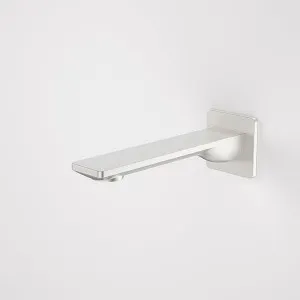 Caroma Urbane II Low Lead Square 180mm Basin/Bath Outlet Brushed Nickel by Caroma, a Bathroom Taps & Mixers for sale on Style Sourcebook