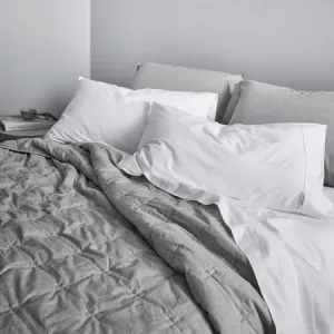 Canningvale Coverlet - Grey, Double/Queen, Cotton by Canningvale, a Quilts & Bedspreads for sale on Style Sourcebook