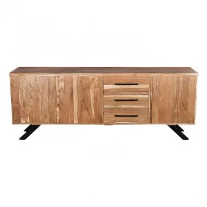 Madras Natural Acacia Wood Buffet - 200cm by James Lane, a Sideboards, Buffets & Trolleys for sale on Style Sourcebook