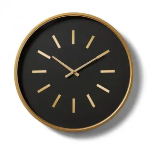 Fletcher Wall Clock - 60 x 6 x 60cm by Elme Living, a Clocks for sale on Style Sourcebook