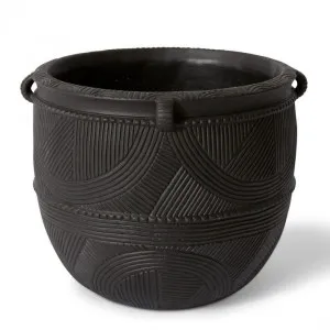 Izaak Pot - 26 x 26 x 21cm by Elme Living, a Plant Holders for sale on Style Sourcebook