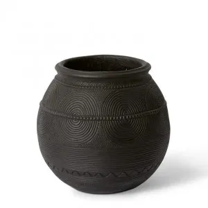Khalid Vase - 30 x 30 x 28cm by Elme Living, a Vases & Jars for sale on Style Sourcebook