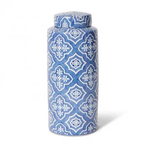 Munni Jar - 16 x 16 x 36cm by Elme Living, a Vases & Jars for sale on Style Sourcebook
