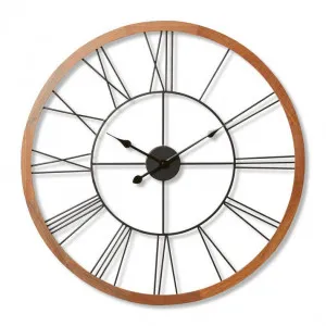 Kent Wall Clock - 80 x 5 x 80cm by Elme Living, a Clocks for sale on Style Sourcebook