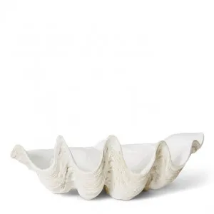 Clam Shell Large Sculpture - 52 x 28 x 19cm by Elme Living, a Statues & Ornaments for sale on Style Sourcebook