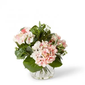 Hydrangea Berry Mix  in Allira Vase - 25 x 25 x 33cm by Elme Living, a Plants for sale on Style Sourcebook