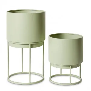 Ringo Planter w. Stand Set 2 - 32 x 32 x 56cm by Elme Living, a Plant Holders for sale on Style Sourcebook