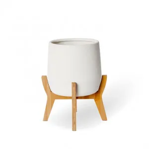 Lawson Pot w. Stand - 27 x 27 x 33cm by Elme Living, a Plant Holders for sale on Style Sourcebook