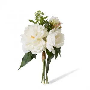 Peony Sophia Bouquet - 19 x 15 x 33cm by Elme Living, a Plants for sale on Style Sourcebook