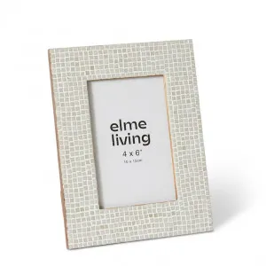 Cambria 4 x 6" Photo Frame - 14 x 3 x 19cm by Elme Living, a Photo Frames for sale on Style Sourcebook