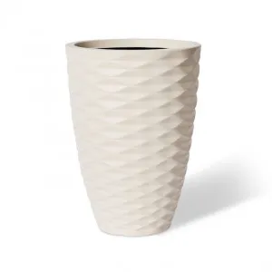 Cassia Tall Glazelite Planter (Outdoor) - 35 x 35 x 48cm by Elme Living, a Baskets, Pots & Window Boxes for sale on Style Sourcebook