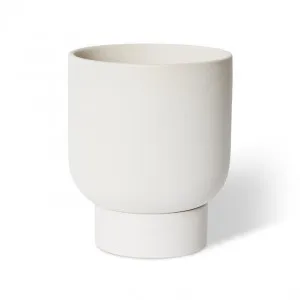 Daylen Pot w. Saucer - 20 x 20 x 24cm by Elme Living, a Plant Holders for sale on Style Sourcebook