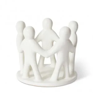 Friend Circle Sculpture - 19 x 19 x 17cm by Elme Living, a Statues & Ornaments for sale on Style Sourcebook