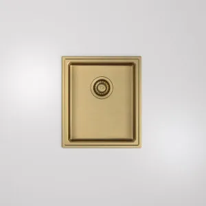 Caroma Urbane II Single Bowl - Brushed Brass by Caroma, a Kitchen Sinks for sale on Style Sourcebook