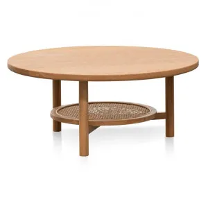 Justina Solid Oak Round Coffee Table - Natural by Interior Secrets - AfterPay Available by Interior Secrets, a Coffee Table for sale on Style Sourcebook