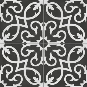 CONTRASTI FLORENCE ANTHRACITE 200X200 (TAP 7) by Amber, a Patterned Tiles for sale on Style Sourcebook