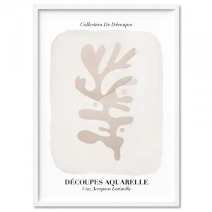 Decoupes Aquarelle V - Art Print by Print and Proper, a Prints for sale on Style Sourcebook