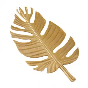 Leaf Tray Gold - 57cm x 29cm by James Lane, a Decor for sale on Style Sourcebook
