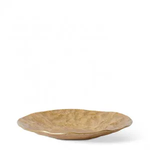 Odette Bowl Gold - 40cm by James Lane, a Decor for sale on Style Sourcebook