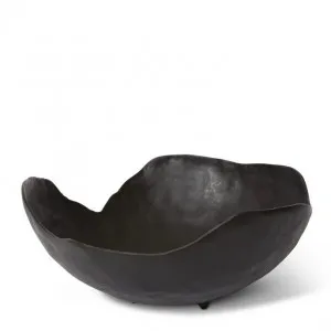 Odina Bowl Black - 38cm x 37cm by James Lane, a Decor for sale on Style Sourcebook