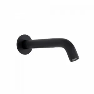 Buildmat Mira Matte Black Wallspout by Buildmat, a Bathroom Taps & Mixers for sale on Style Sourcebook