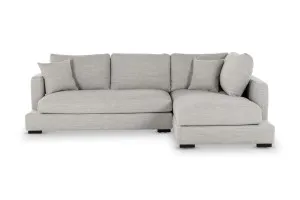 Long Beach Mini Modern Right-Hand Corner Sofa, Light Grey, by Lounge Lovers by Lounge Lovers, a Sofas for sale on Style Sourcebook