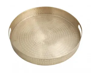 Madur Tray Gold - 44cm by James Lane, a Decor for sale on Style Sourcebook