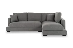 Long Beach Mini Modern Right-Hand Corner Sofa, Dark Grey, by Lounge Lovers by Lounge Lovers, a Sofas for sale on Style Sourcebook