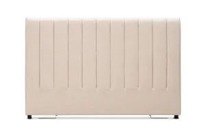 Serenity Ribbed King Headboard Bed Head, White, by Lounge Lovers by Lounge Lovers, a Bed Heads for sale on Style Sourcebook