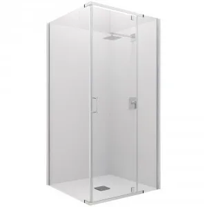 Trinidad Shower Enclosure Square Centre 1000mm X 1000mm | Made From Acrylic/Glass In Chrome Finish By Raymor by Raymor, a Shower Screens & Enclosures for sale on Style Sourcebook