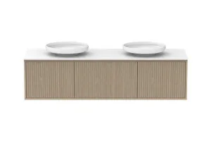 Clifton 1500mm Double  Bowl Vanity, Coastal Oak by ADP, a Vanities for sale on Style Sourcebook