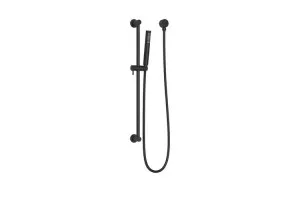 Soul Slimline Hand Shower on Rail, Matte Black  by ADP, a Shower Heads & Mixers for sale on Style Sourcebook