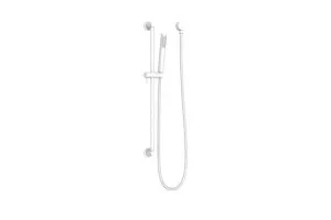 Soul Slimline Hand Shower on Rail, Matte White by ADP, a Shower Heads & Mixers for sale on Style Sourcebook