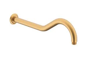 Eternal Shower Arm 450mm Brushed Brass by ADP, a Shower Heads & Mixers for sale on Style Sourcebook