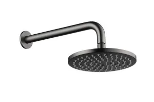 Bloom Shower Rose & Arm Brushed Gunmetal by ADP, a Shower Heads & Mixers for sale on Style Sourcebook