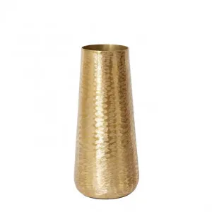 Soyala Vase Gold - 34cm by James Lane, a Vases & Jars for sale on Style Sourcebook