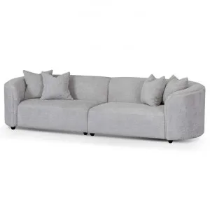 Carissa 4 Seater Sofa - Light Grey Fleece by Interior Secrets - AfterPay Available by Interior Secrets, a Sofas for sale on Style Sourcebook