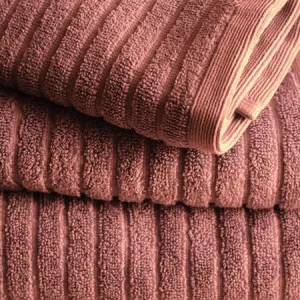 Canningvale Alessia Rib Rib Bath Towel - Earth, Bamboo by Canningvale, a Towels & Washcloths for sale on Style Sourcebook