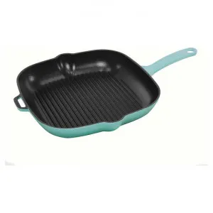 Chasseur Cast Iron Square Grill Pan, 25cm, Quartz by Chasseur, a Pans for sale on Style Sourcebook