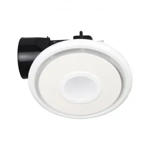 Emeline II 290 Ceiling Exhaust Fan with LED Light, Round, White by Mercator, a Exhaust Fans for sale on Style Sourcebook