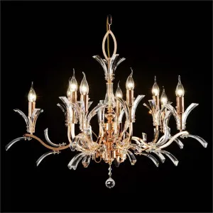 Artemis Asfour Crystal Chandelier, 10 Arm, Rose Gold by Vencha Lighting, a Chandeliers for sale on Style Sourcebook