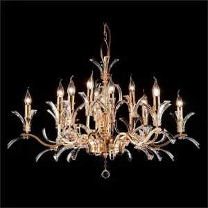 Artemis Asfour Crystal Chandelier, 15 Arm, Rose Gold by Vencha Lighting, a Chandeliers for sale on Style Sourcebook