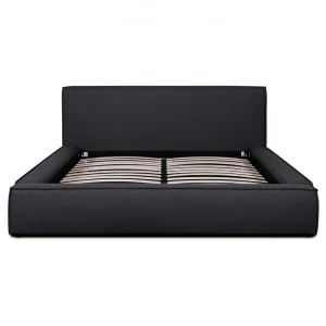 Bullio Fabric Platform Bed, Queen, Fossil Grey by Conception Living, a Beds & Bed Frames for sale on Style Sourcebook
