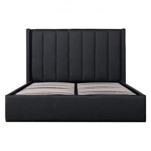 Frogmore Fabric Gas Lift Platform Bed, King, Charcoal by Conception Living, a Beds & Bed Frames for sale on Style Sourcebook