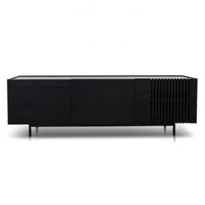 Harold Wooden 3 Door TV Unit, 180cm, Black by Conception Living, a Entertainment Units & TV Stands for sale on Style Sourcebook