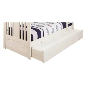 Byron Pine Timber Trundle Bed, Trio, Vanilla by Sofon, a Beds & Bed Frames for sale on Style Sourcebook
