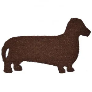 Hound Dog Shaped Coir Doormat, 80x50cm by Solemate, a Doormats for sale on Style Sourcebook