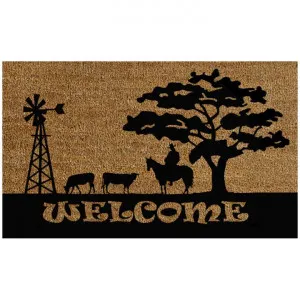 Farmland Coir Doormat, 75x45cm by Solemate, a Doormats for sale on Style Sourcebook