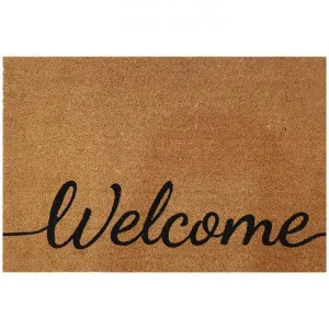 Baseline Welcome Coir Doormat, 89x58cm by Solemate, a Doormats for sale on Style Sourcebook