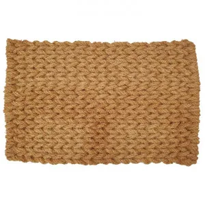 Seccey Handwoven Coir Rope Doormat, 90x60cm by Solemate, a Doormats for sale on Style Sourcebook